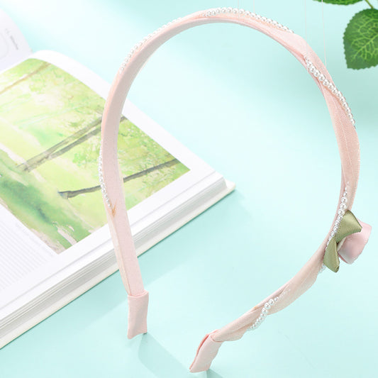 S2854H1 Anti-Slip Flower Rose Hair accessories Hairband  Hair Hoop fine handmade gifts