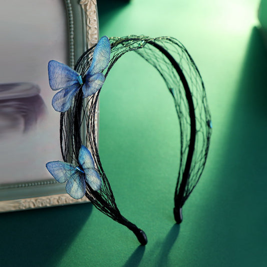 S2629H1 butterfly Anti-Slip Hair accessories Hairband Hair Hoop fine handmade gifts