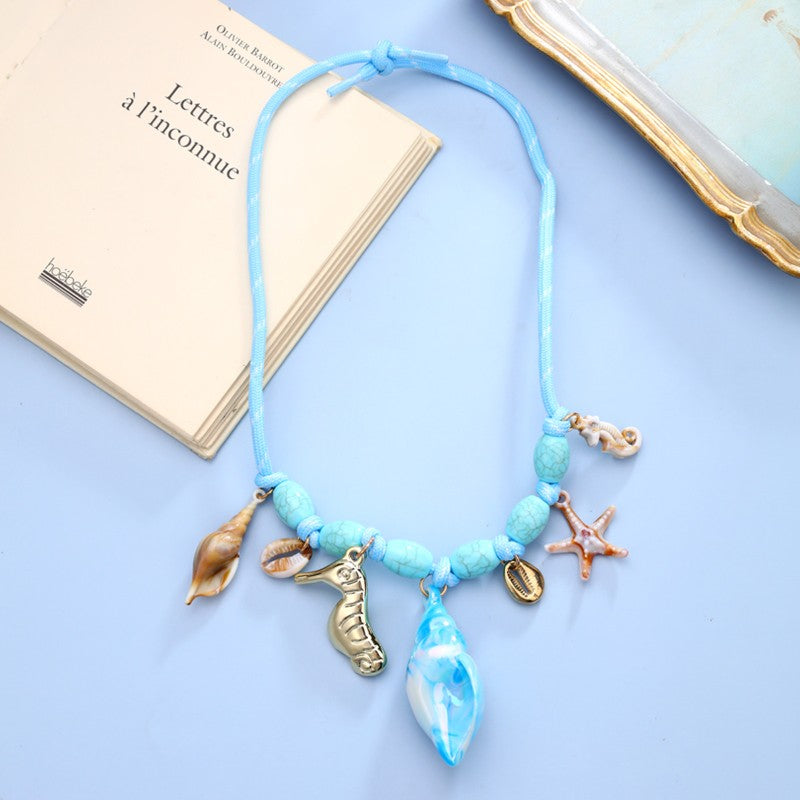 S2970N1  Necklace When I Miss You, I Watch the Sea 2