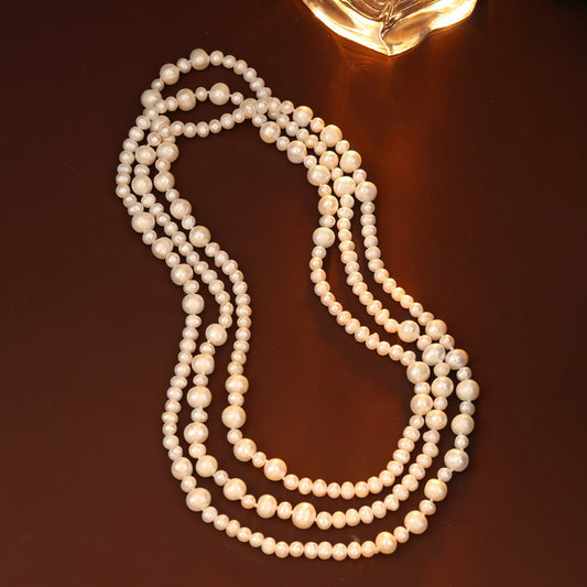 S2576N1 Pearl Long Necklace Sweater chain fashion handmade gifts