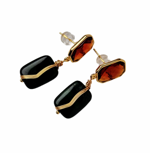 S4975E1 Earrings  Stud Ear Accessories simple elegant fine handmade gifts