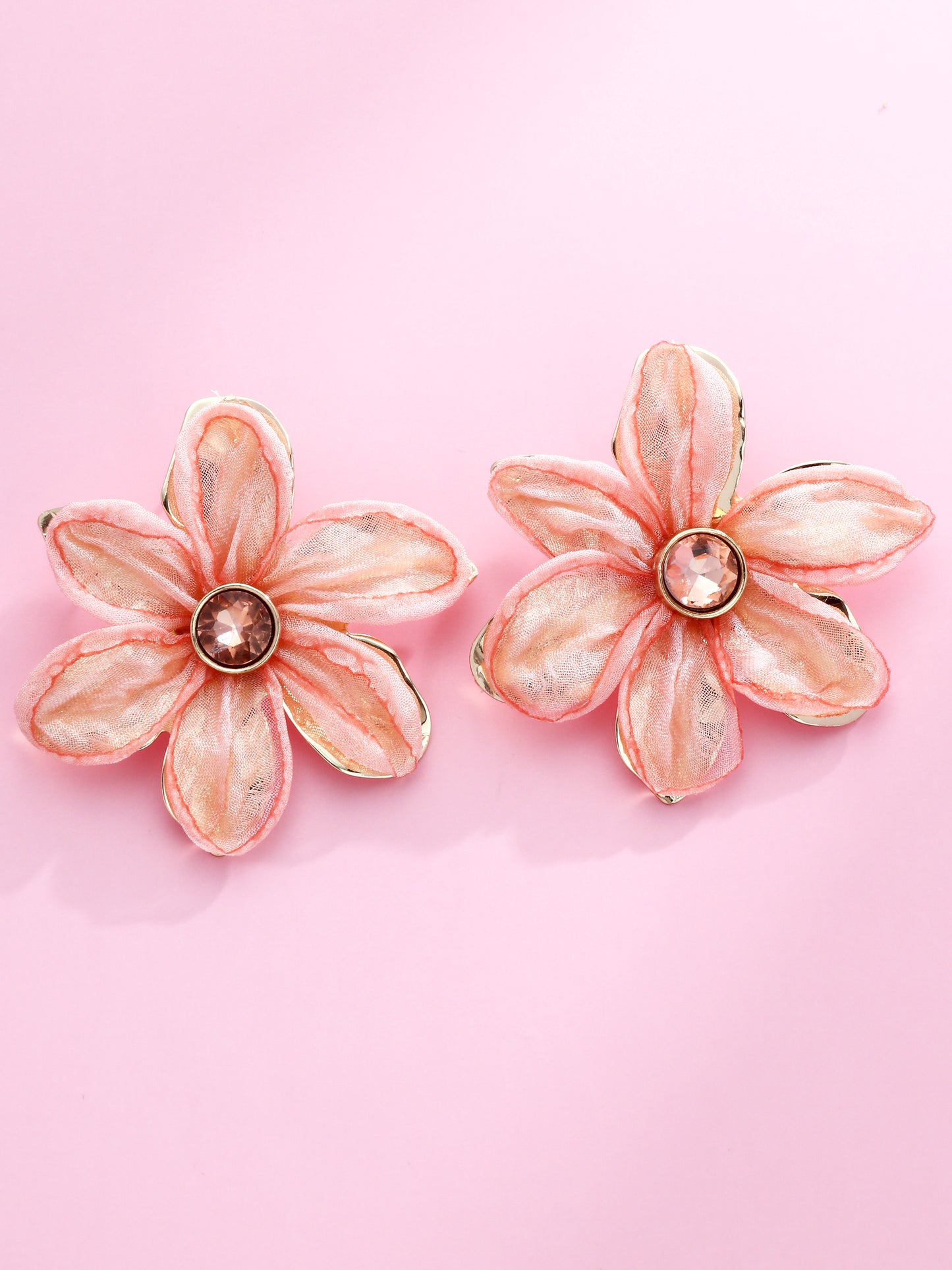 S5183E2 Sakura Halo earrings