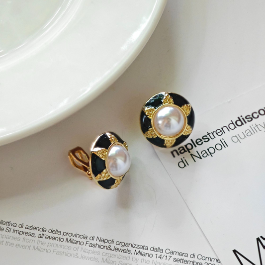 S4828E1 Earrings Stud Ear Accessories simple elegant fine handmade gifts