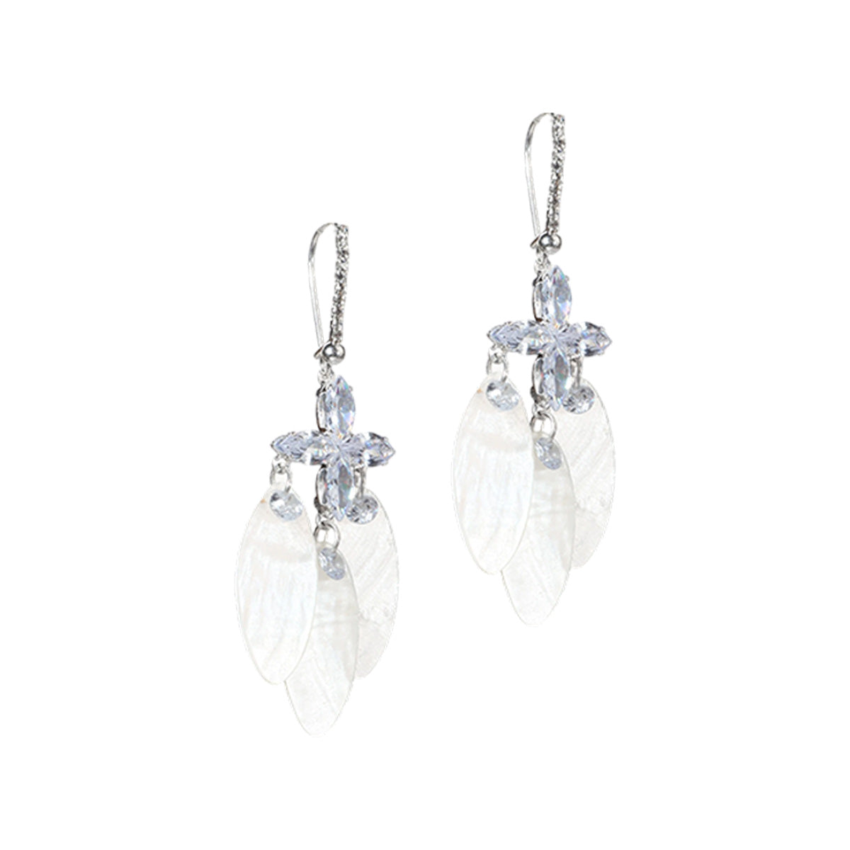 S5071E2 Earrings Leaf Waltz