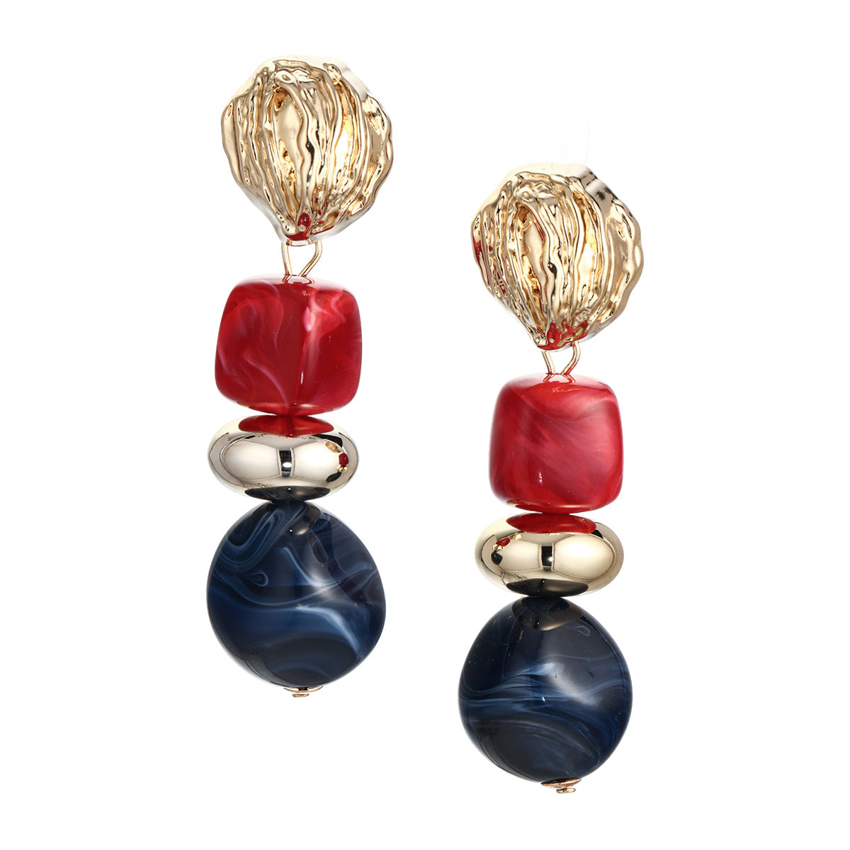 S5180E1 Vintage Facet earrings
