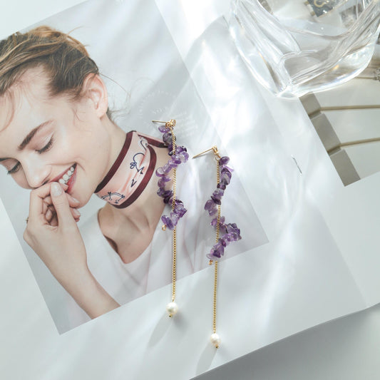 S4891E1 Stud Ear Accessories Earrings Wisteria