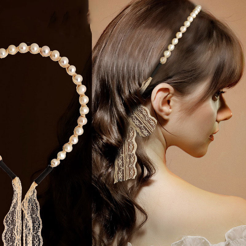 S2509H1 Anti-Slip Pearl Hair Accessories Hair Hoop hairband fashion fine handmade gifts