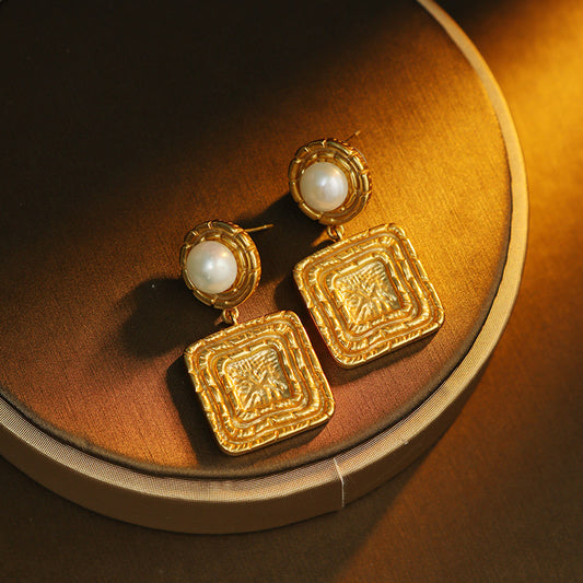 S4801E1 Pearl Earrings Stud Ear Accessories fine handmade gifts