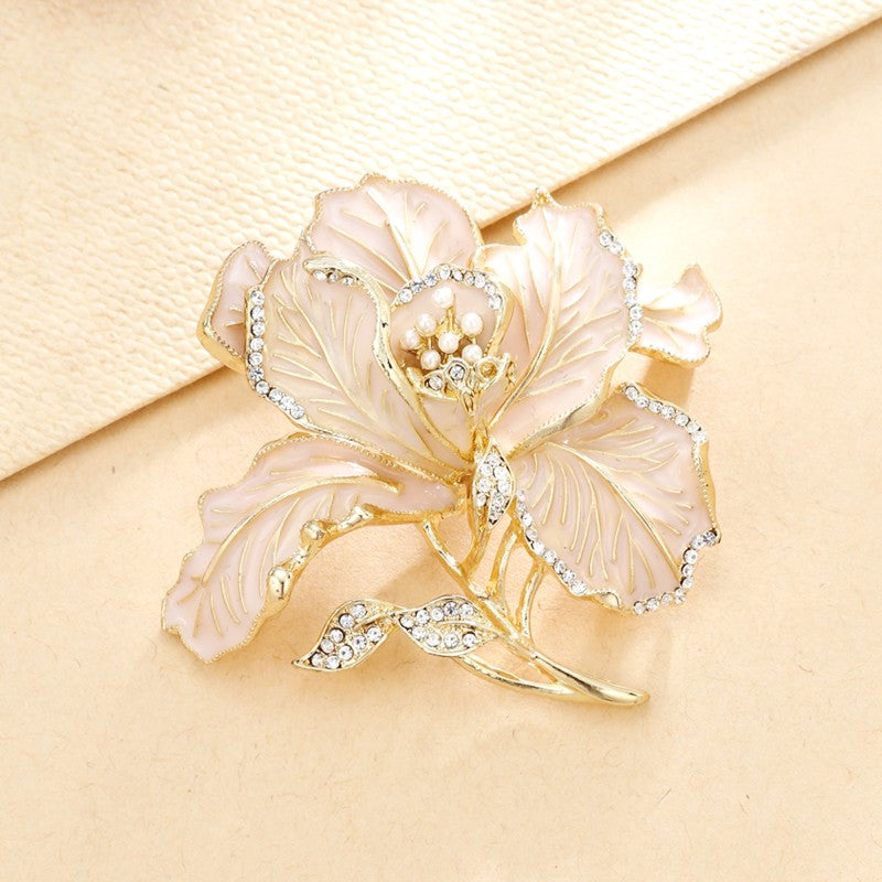 S2433B1 Blossom Enamel brooch