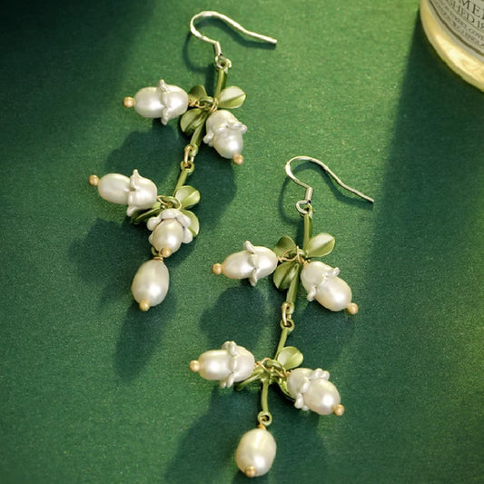 S4090E1 Pearl Earrings Stud Ear Accessories fine handmade gifts