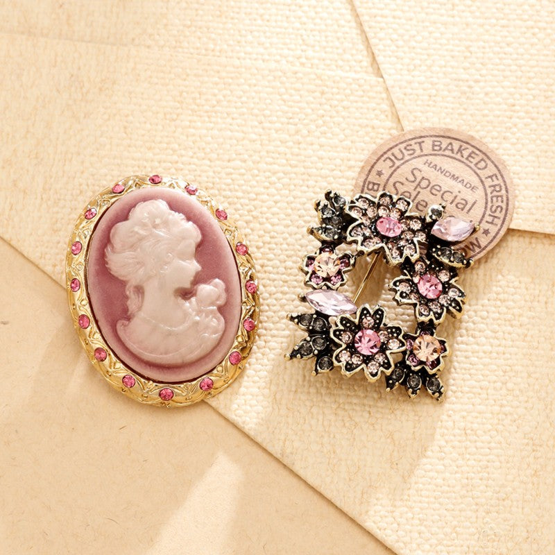 S2430B1 Muse & Bloom brooch set