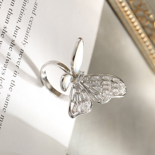 S2167R1 adjustable one-size-fits-all Engagement  Ring beautiful elegant fine handmade gifts