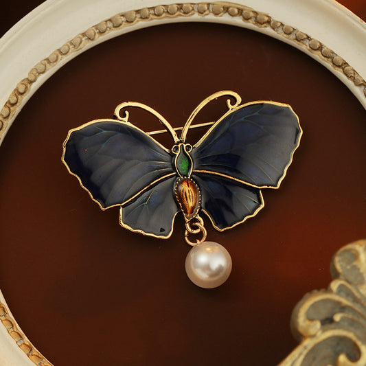 S2174B1 butterfly Brooch Scarf Buckle fine handmade gifts