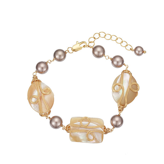 S2299C1 Bangle Hand Chain Bracelet simple elegant fine handmade gifts