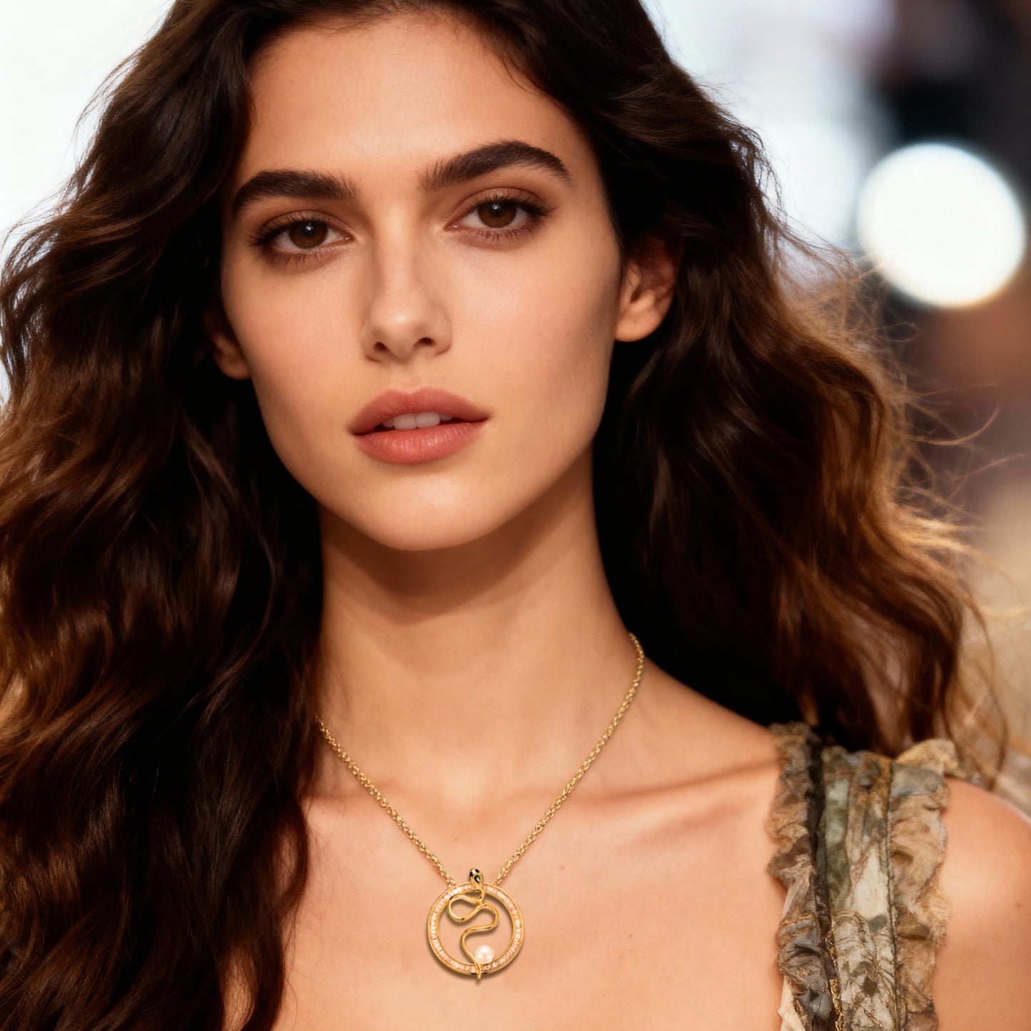 S2365B1 Pearl Brooch Scarf Buckle fine handmade gifts