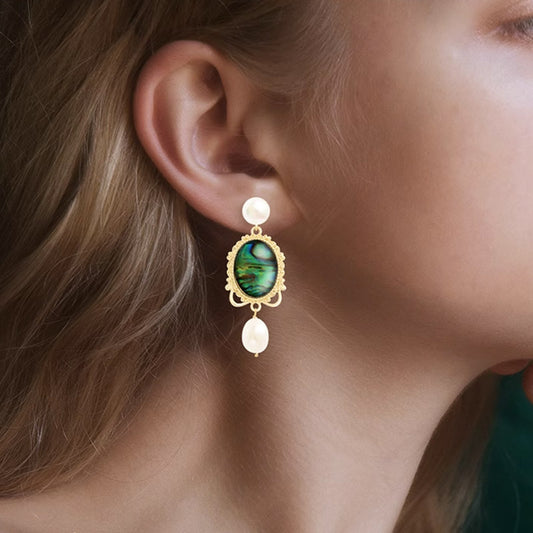 S4511E1 Pearl Stud Ear Accessories Earrings fine handmade gifts