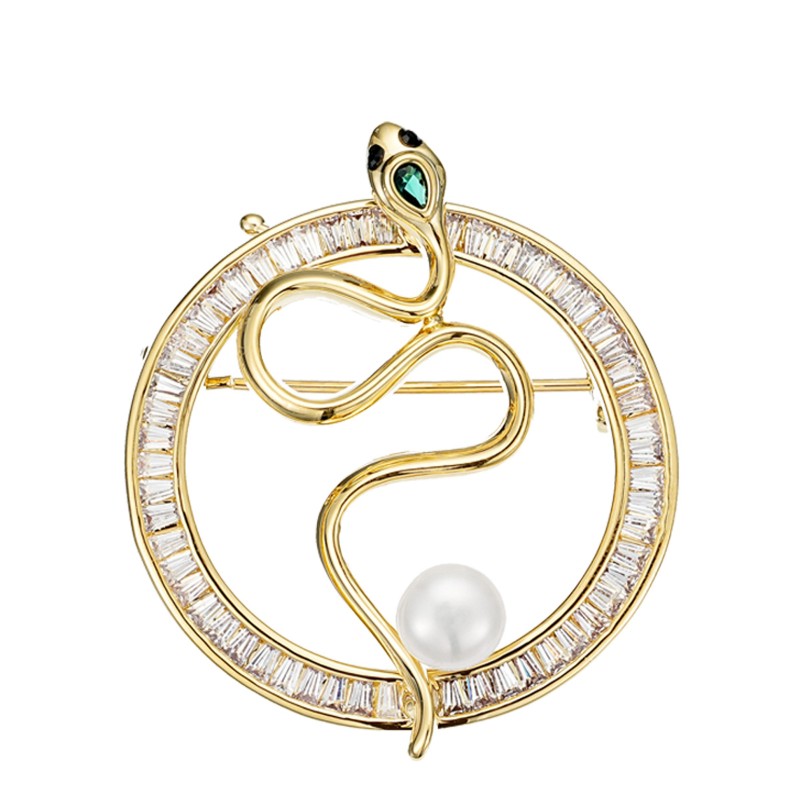 S2365B1 Pearl Brooch Scarf Buckle fine handmade gifts