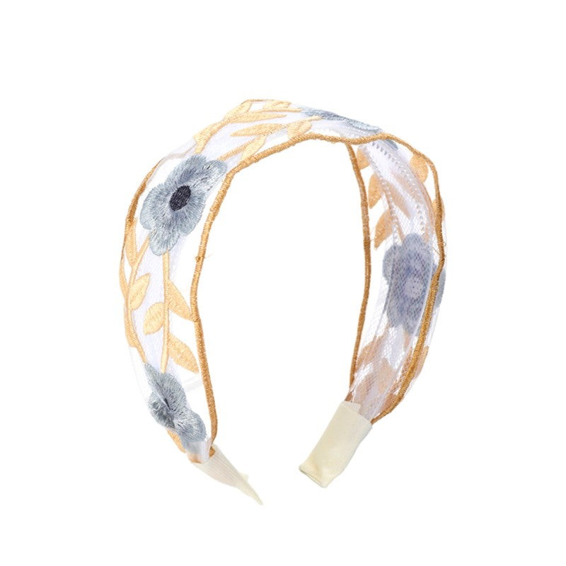 S2950H1 Hair Hoop Pastoral Flower Language 1