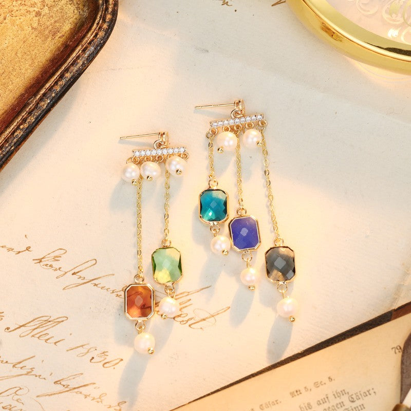 S4941E1  earrings Colorful Festival 