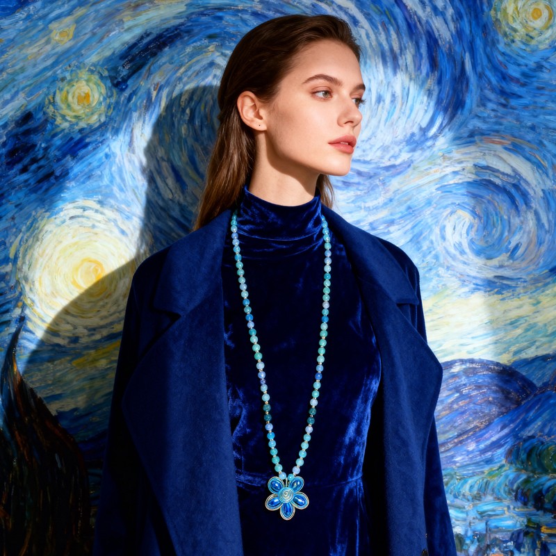 S2968N1 Necklace Flowers of Norway