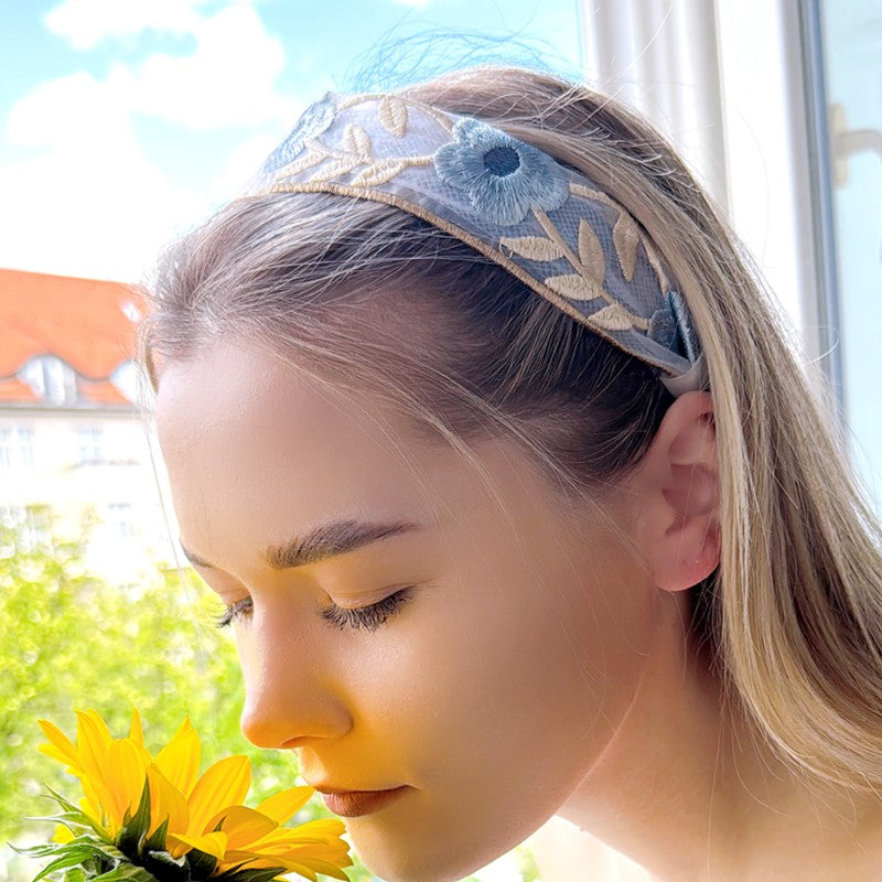 S2950H1 Hair Hoop Pastoral Flower Language 1