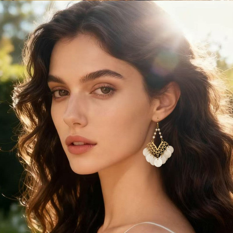 S5061E1 earring Orange Dream Flamenco 2