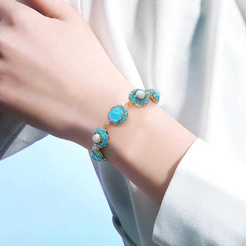 S2199C1 pearl bracelet Bangle Hand Chain fine handmade gifts