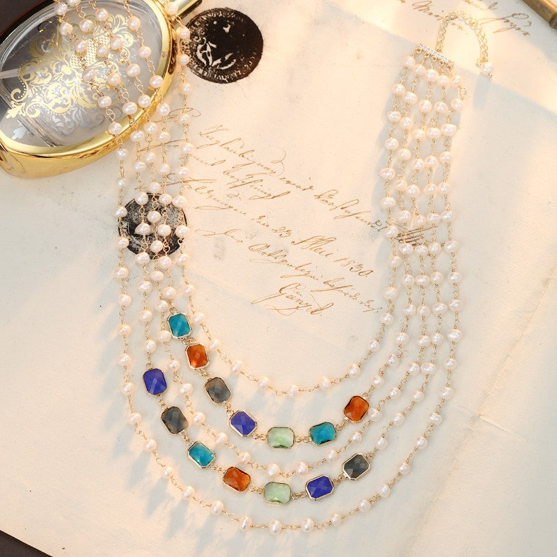 S2827N1 necklace Colorful Festival 