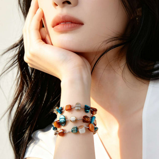S2096C1 irregular Bracelet Bangle Hand Chain fine handmade gifts