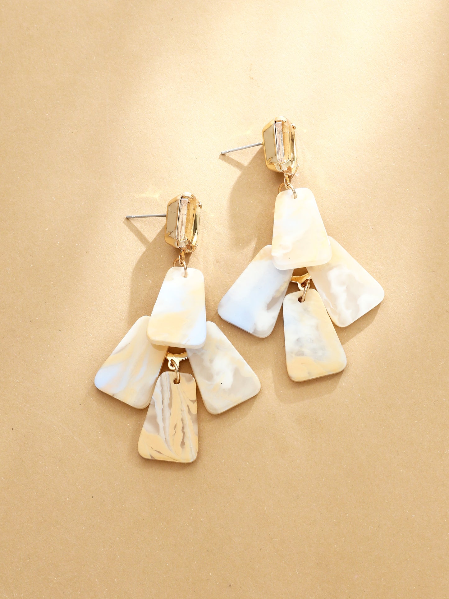 S5181E4 Vintage Facet Drop earrings