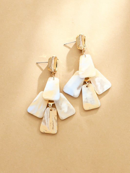 S5181E4 Vintage Facet Drop earrings