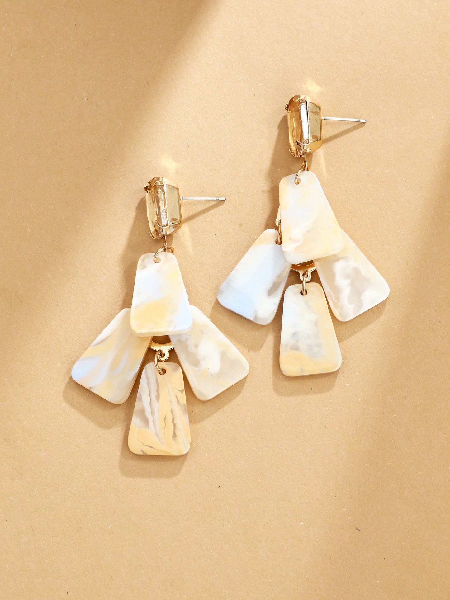 S5181E4 Vintage Facet Drop earrings