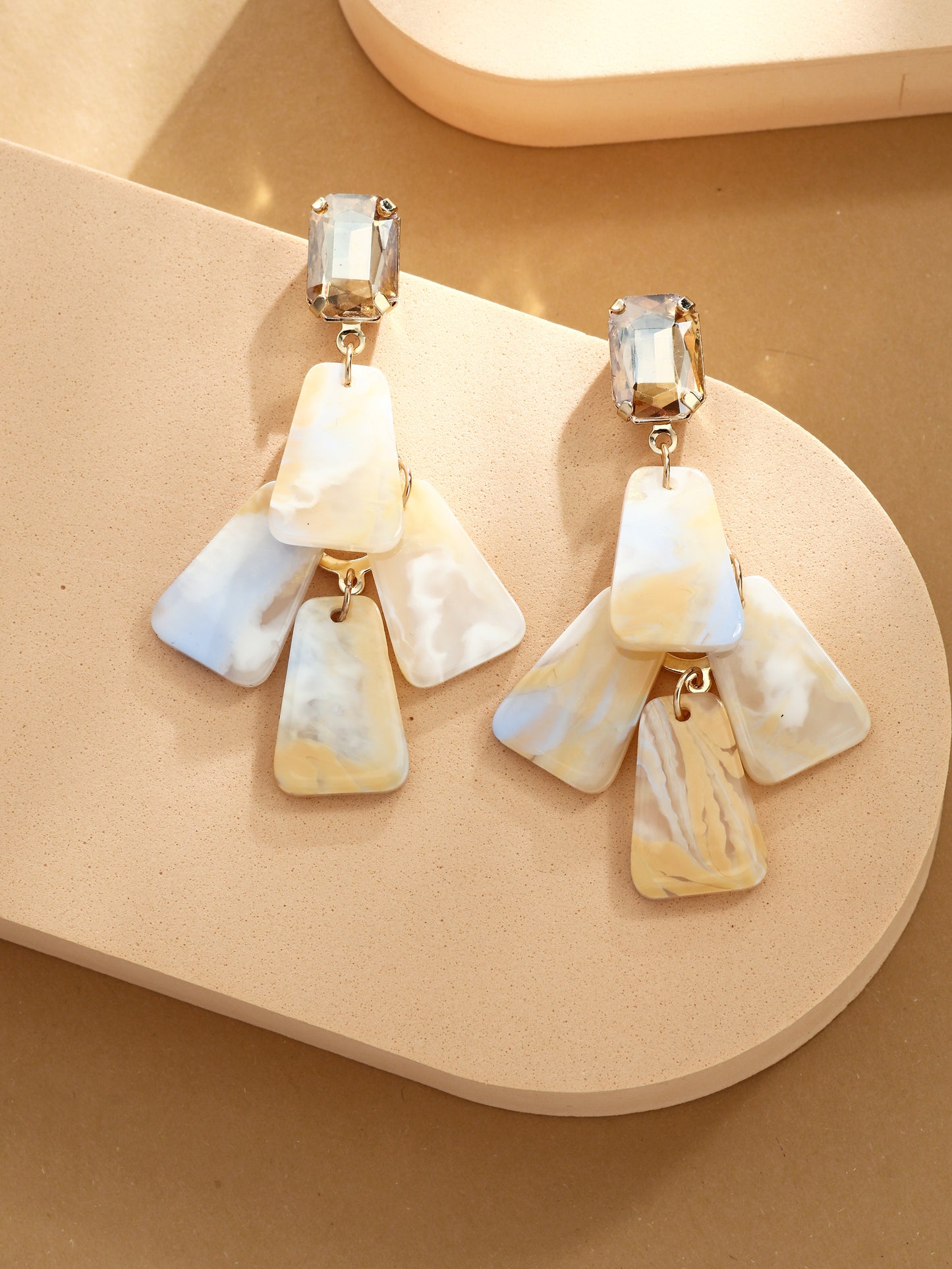 S5181E4 Vintage Facet Drop earrings
