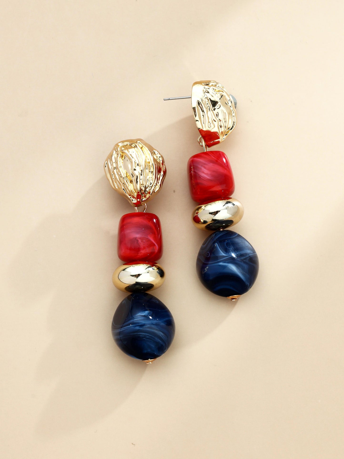 S5180E1 Vintage Facet earrings