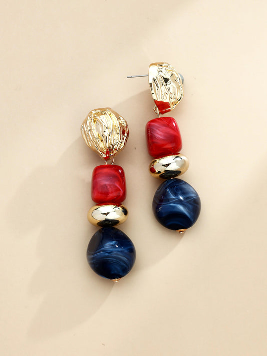 S5180E1 Vintage Facet earrings