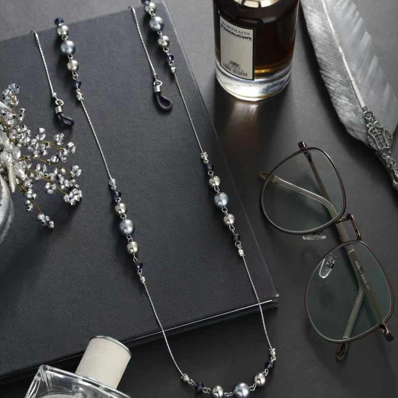 S2276N1 Eyeglass Chain Downton Manor Eyeglass Chain