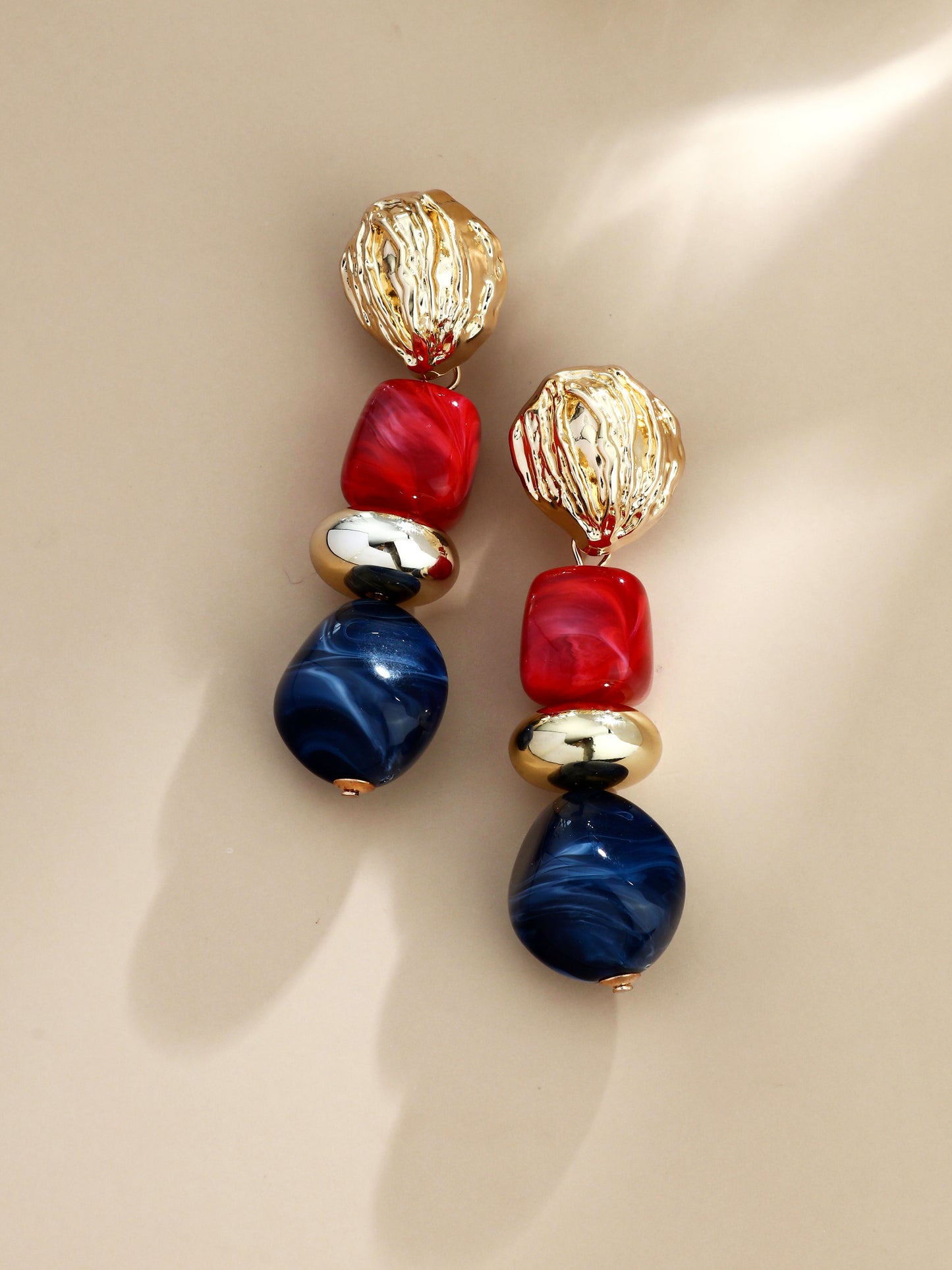 S5180E1 Vintage Facet earrings