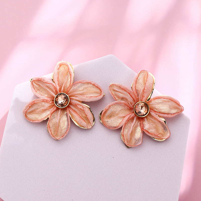 S5183E2 Sakura Halo earrings