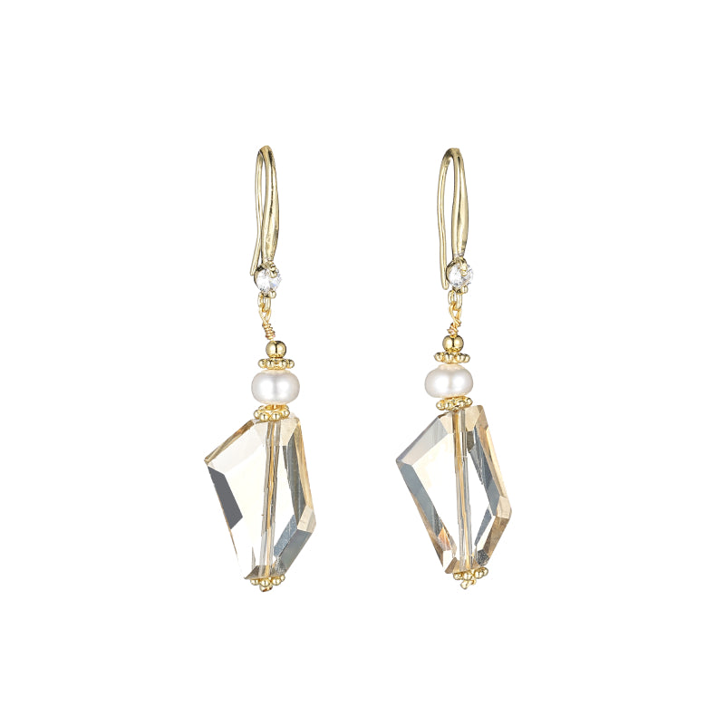 S4813E1 Pearl Long Earrings Stud Ear Accessories fine handmade gifts
