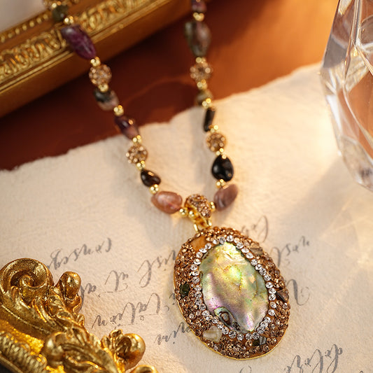 S2683N1 Pure Tourmaline Sweater Chain Long Necklace fine handmade gifts