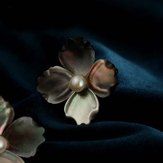 S4495E2 Pearl Earrings Stud Ear Accessories fine handmade gifts