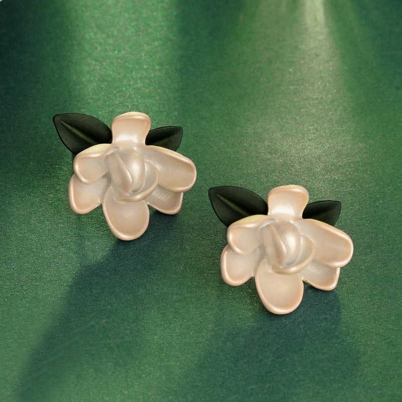 S4230E2 flower Earrings Stud Ear Accessories fine handmade gifts