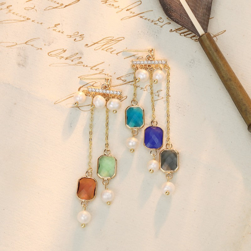 S4941E1  earrings Colorful Festival 