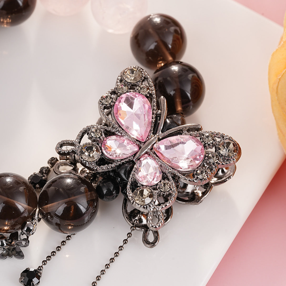 S2312C1 Rose Frost Butterfly bracelet