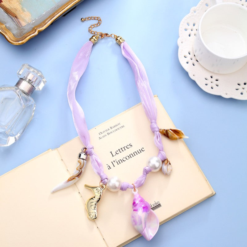 S2969N1 Necklace When I Miss You, I Watch the Sea 1