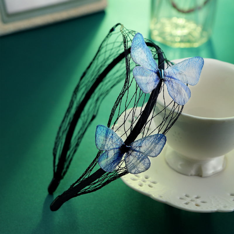 S2629H1 butterfly Anti-Slip Hair accessories Hairband Hair Hoop fine handmade gifts