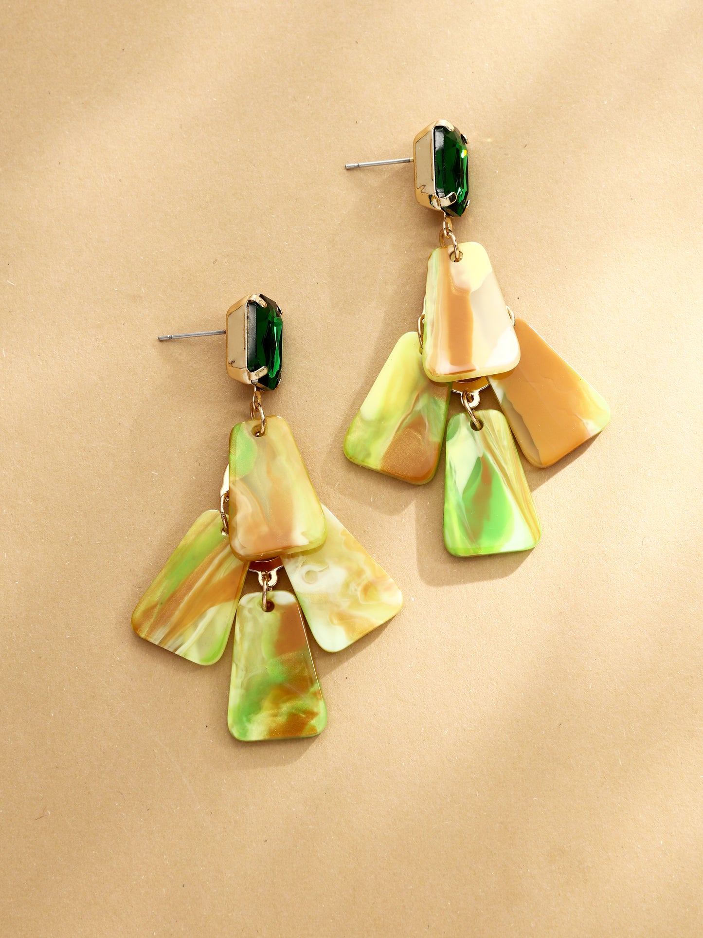 S5181E3 Vintage Facet Drop earrings