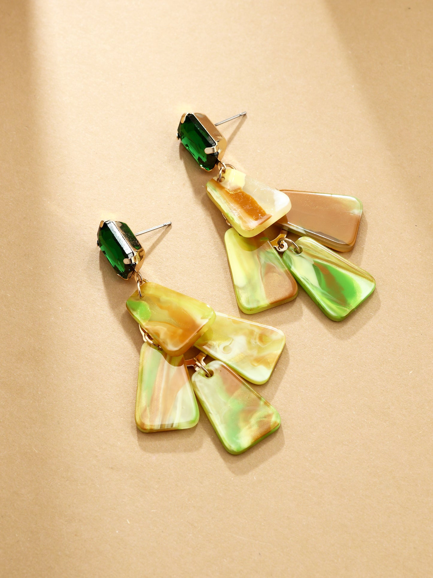 S5181E3 Vintage Facet Drop earrings