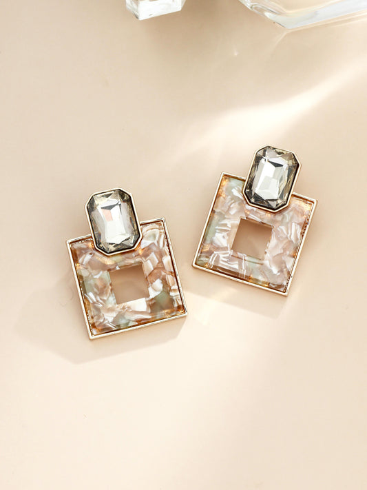 S5190E3 Vintage Facet earrings