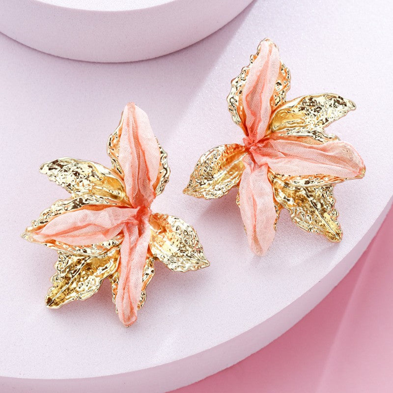S5186E2 Sakura Bloom earrings